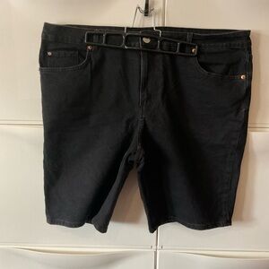 Women Black jeans Shorts
